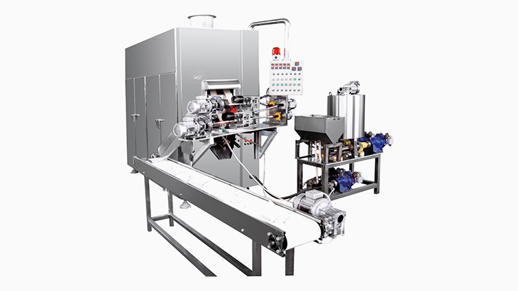 Automatic filling egg roll machine